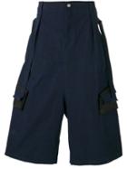 Damir Doma - Drop-crotch Cropped Trousers - Men - Cotton - M, Blue, Cotton