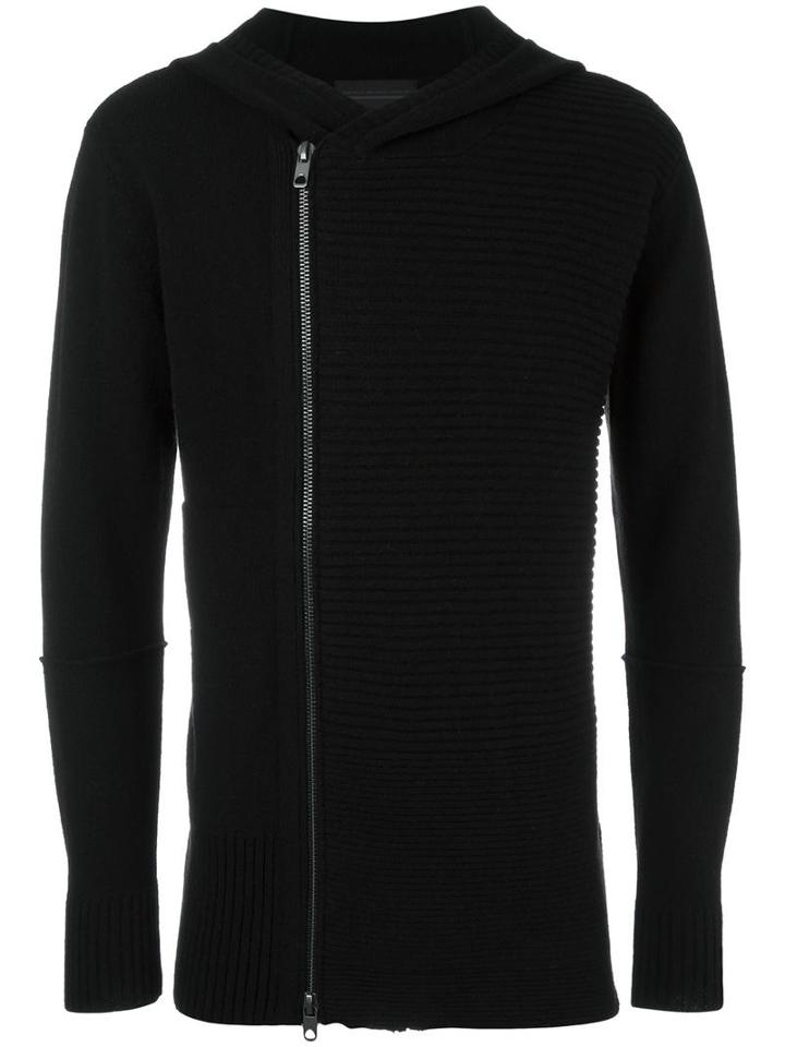Diesel Black Gold Zipped Hoodie, Men's, Size: Large, Nylon/wool