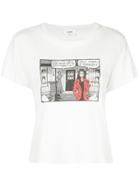 Re/done Comic Strip T-shirt - White