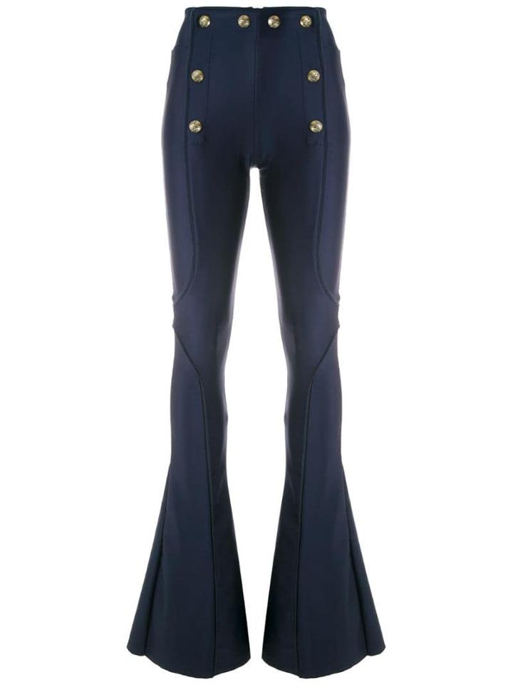 Andrea Bogosian Calça Flare Push Ab - Blue