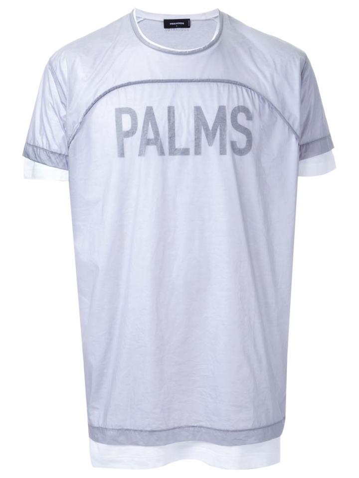 Dsquared2 Long Cool Fit T-shirt, Men's, Size: L, Grey, Cotton