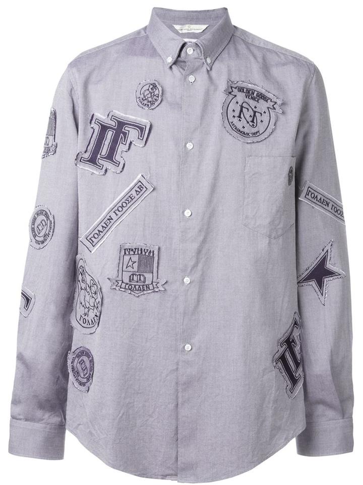 Golden Goose Deluxe Brand Patched Shirt
