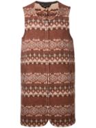 Comme Des Garçons Pre-owned Blanket Gilet - Brown