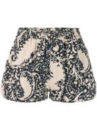 Twin-set Printed Casual Shorts - Neutrals