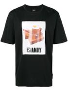 Fendi Family Graphic T-shirt - Black