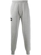 Kappa Logo Embroidered Track Pants - Grey