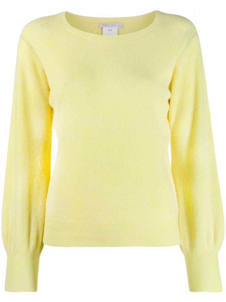 Société Anonyme Crewneck Jumper - Yellow