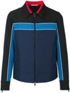 Valentino - Stripe Panel Jacket - Men - Cotton/polyester - 46, Blue, Cotton/polyester
