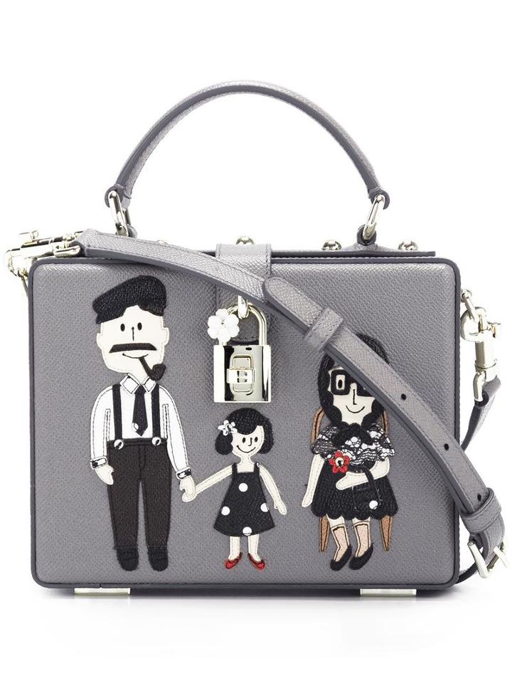Dolce & Gabbana Small 'dolce' Box Tote, Women's, Grey