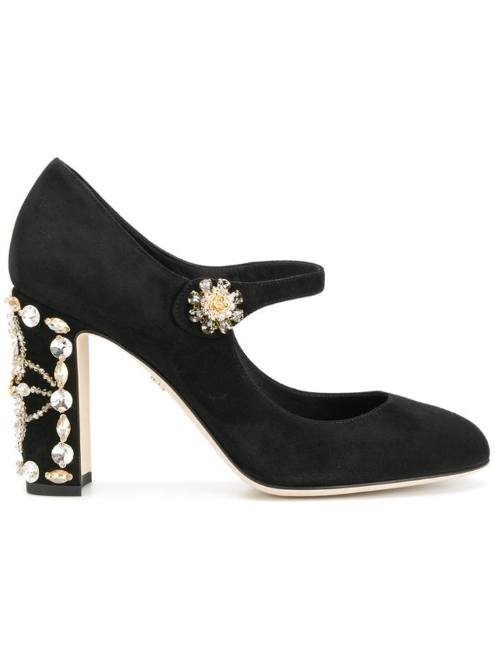 Dolce & Gabbana Vally Embellished Pumps - Black
