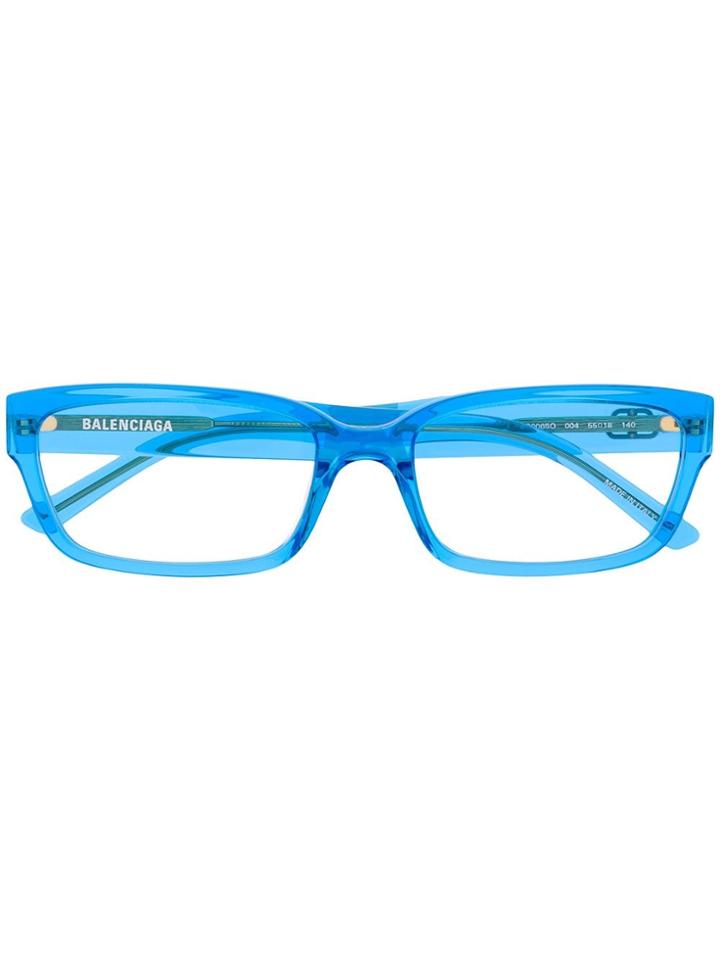 Balenciaga Eyewear Balenciaga Eyewear Bb0065o 004 Acetate - Blue