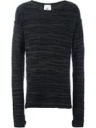 Lost & Found Rooms Crew Neck Jumper, Men's, Size: Medium, Grey, Cotton/acrylic/merino