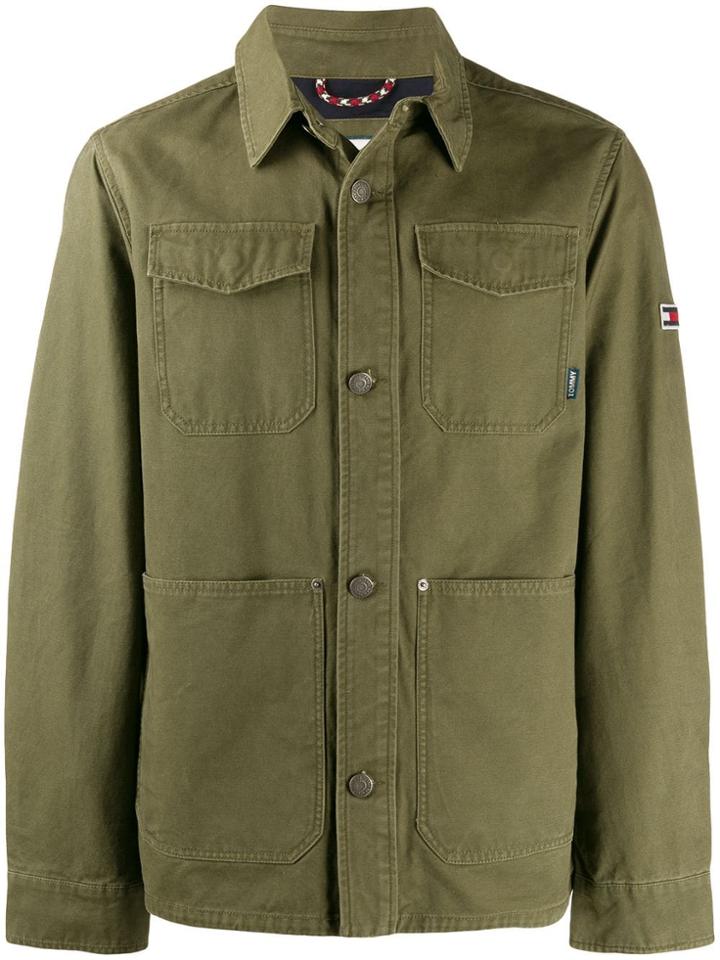 Tommy Jeans Flag Cargo Jacket - Green
