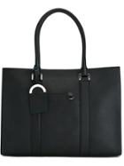 Bulgari Double Strap Tote - Black