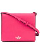 Flap Crossbody Bag - Women - Calf Leather/polyester/polyurethane - One Size, Pink/purple, Calf Leather/polyester/polyurethane, Kate Spade