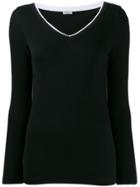 Brunello Cucinelli Long-sleeve Fitted Top - Black