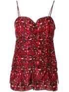 Carven Spaghetti Strap Top - Red