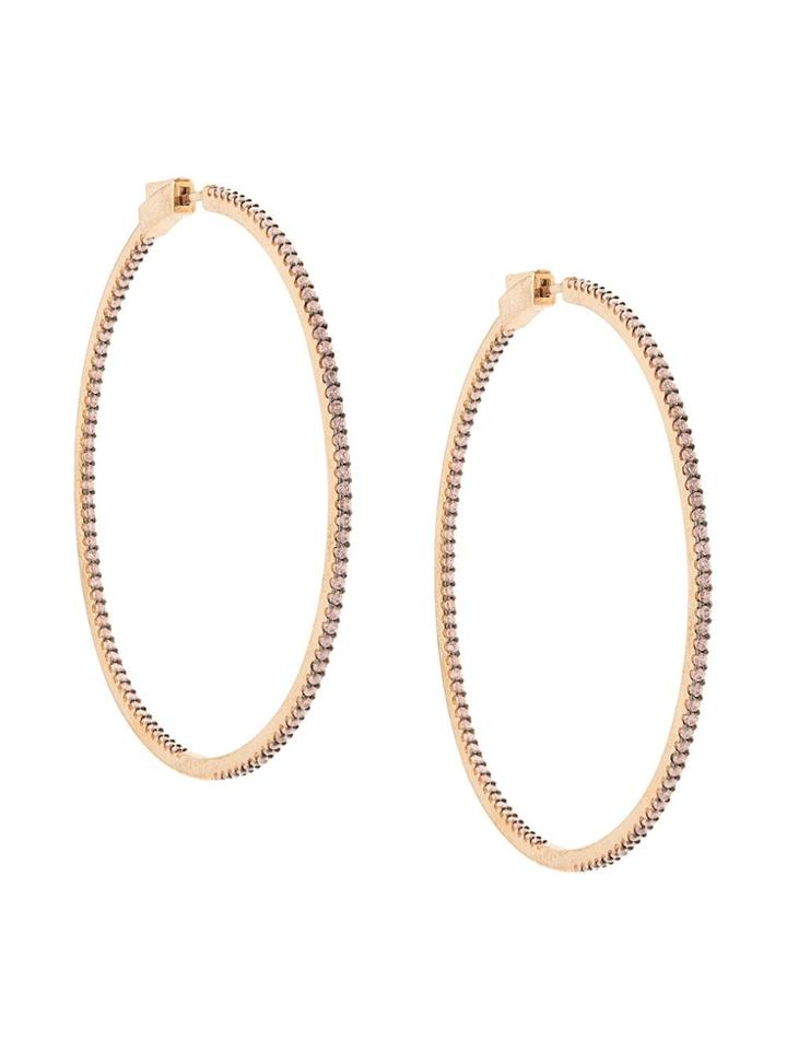Nickho Rey Evie Hoop Earrings - Pink