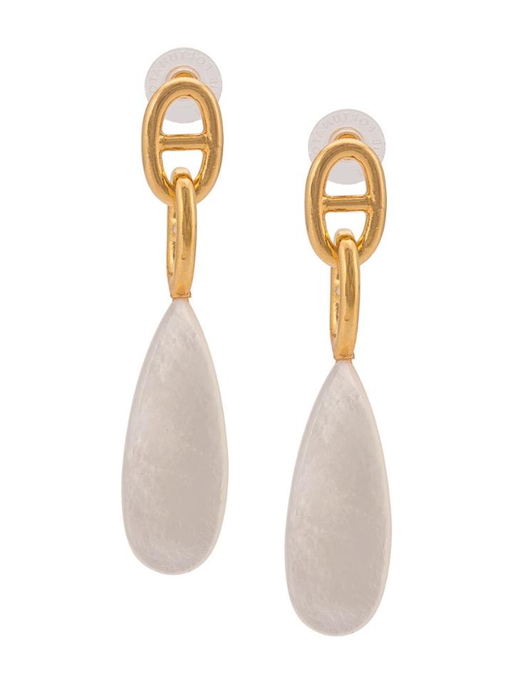 Lizzie Fortunato Jewels Grotto Pearl Drop Earrings - White