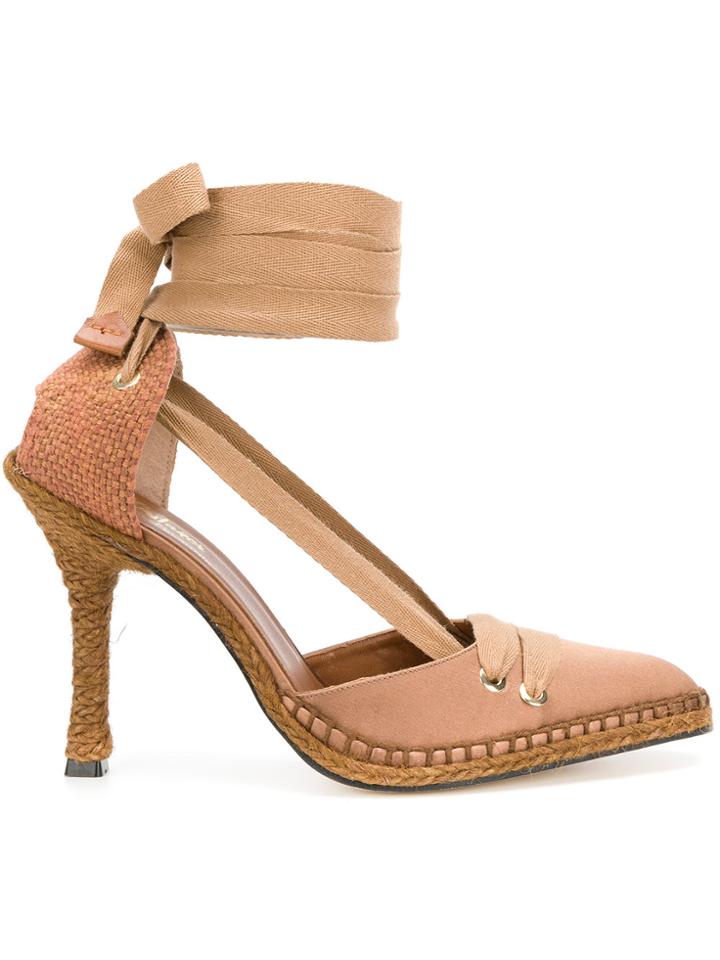Castañer Mid-heel Espadrille Pumps - Brown