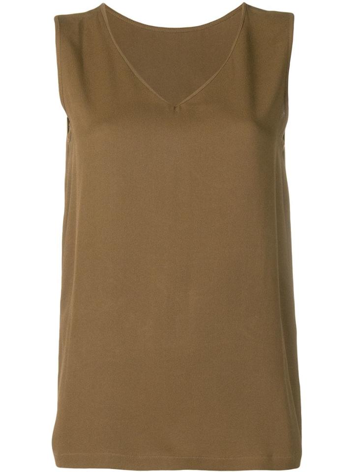 Fabiana Filippi V-neck Tank Top - Brown