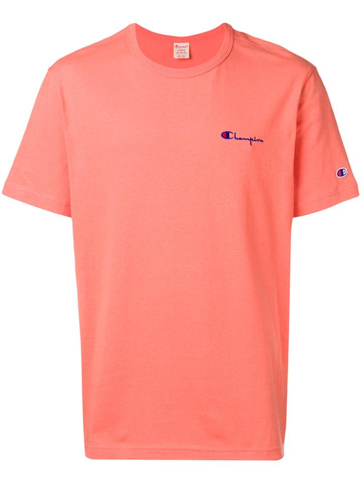 Champion Small Script T-shirt - Yellow & Orange