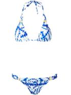 Sub Printed Bikini Set, Women's, Size: P, White, Spandex/elastane/polyamide