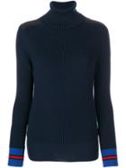 Moncler Roll-neck Knitted Sweater - Blue
