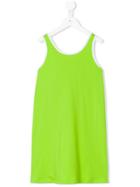 Il Gufo - Contrasting Trim Dress - Kids - Cotton/spandex/elastane - 12 Yrs, Green