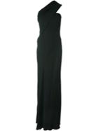 Cédric Charlier One Shoulder Fitted Long Dress