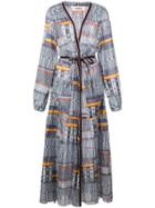 Lemlem Kente Printed Robe Dress - Blue