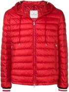 Moncler Hooded Down Jacket - Red