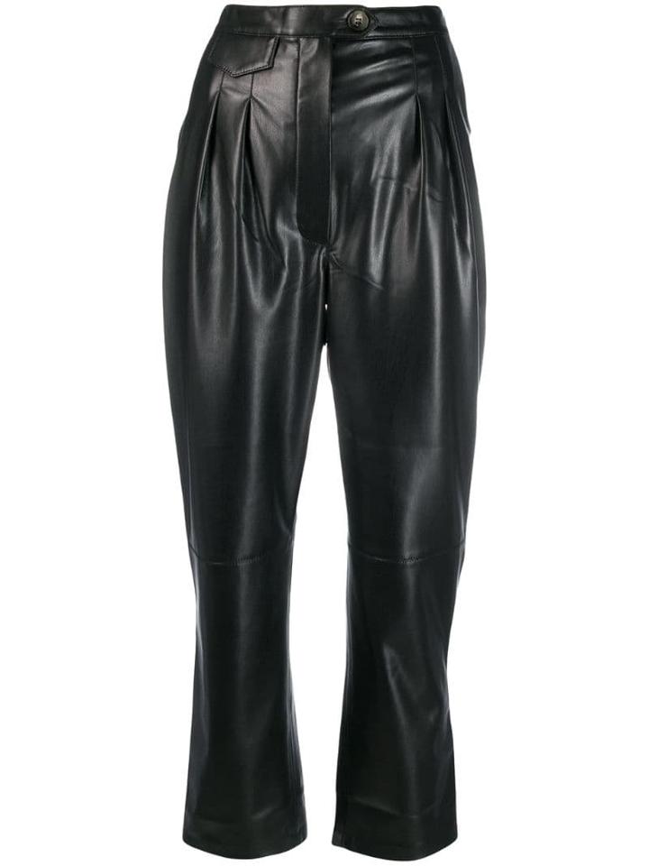 Nanushka Pleated Trousers - Black