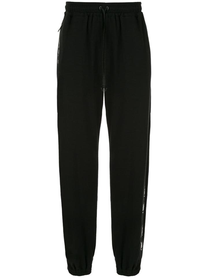 Undercover Logo Print Track Pants - Black