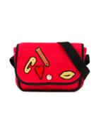 Rykiel Enfant Badges Satchel, Girl's, Red