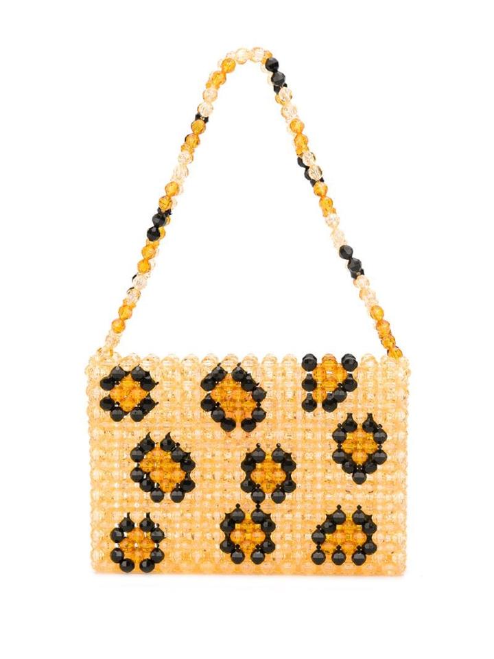 Susan Alexandra Leopard Embellished Tote Bag - Neutrals