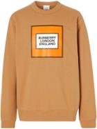 Burberry Logo Patch Sweatshirt - Brown