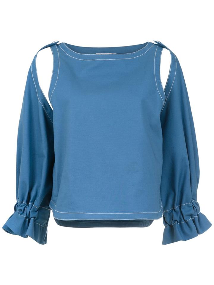 Framed Explorer Top - Blue