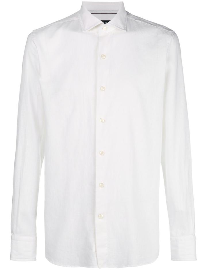 Orian Slim Fit Button Down Shirt - White