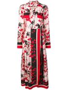 F.r.s For Restless Sleepers Mixed-print Shirt Dress - Red