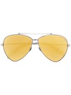 Alexander Mcqueen Eyewea Aviator Sunglasses - Metallic