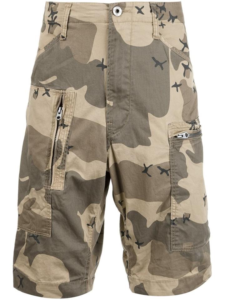 G-star Camouflage Print Cargo Shorts