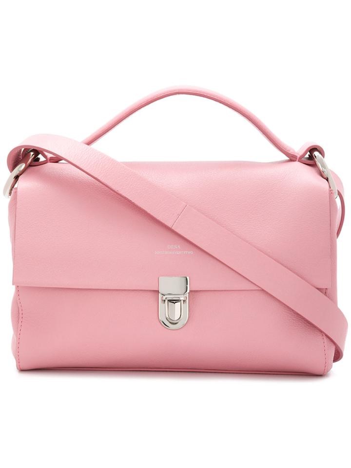 Desa 1972 Foldover Top Shoulder Bag - Pink & Purple