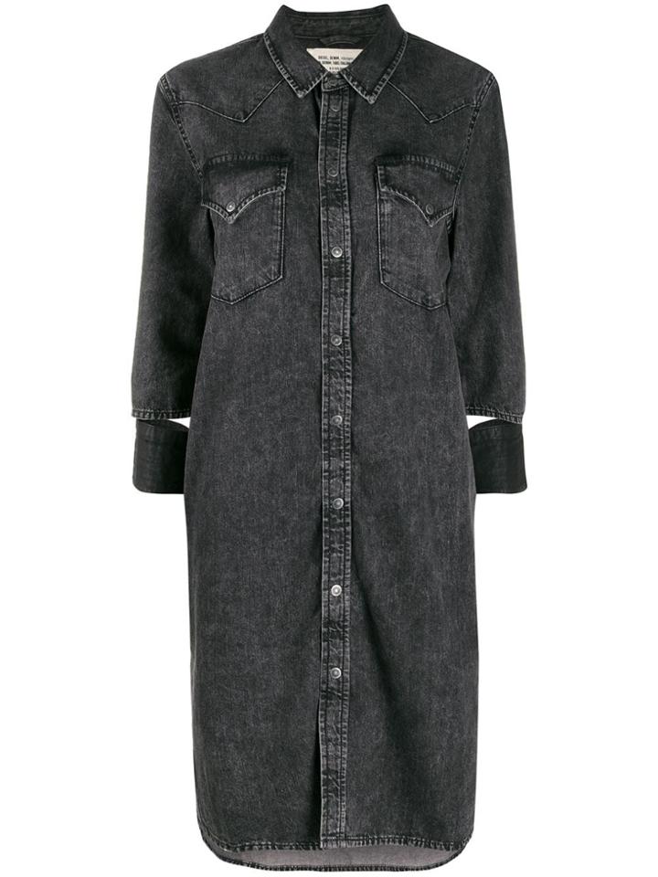 Diesel Western Denim Dress - Grey