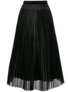 Forte Forte High-waisted Pleated Skirt - Black