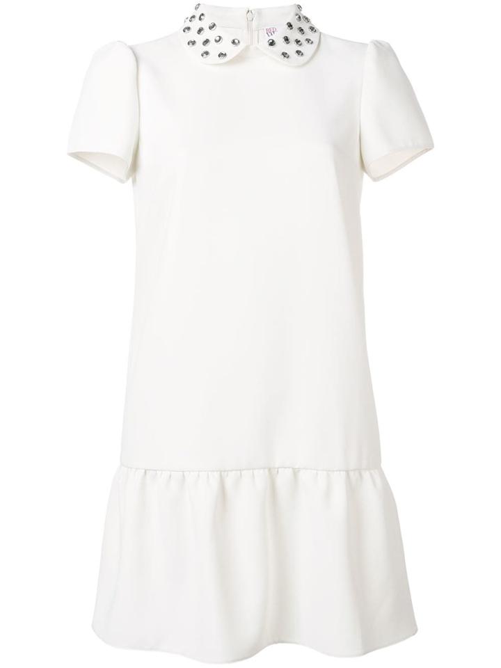 Red Valentino Embellished Collar Dress - Neutrals