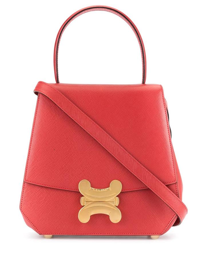 Céline Pre-owned Macadam 2way Hand Bag - Red
