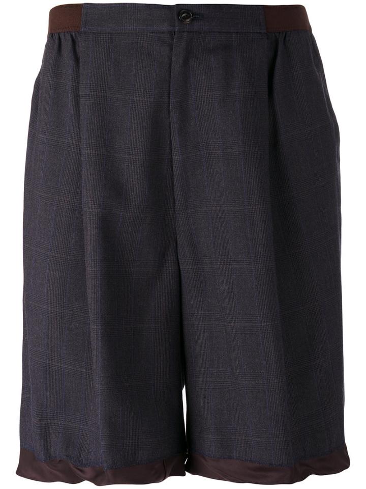 Kolor - Loose Fit Shorts - Men - Polyester/cupro/viscose - 3, Blue, Polyester/cupro/viscose