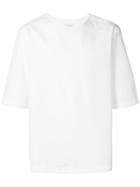 Lemaire Half Sleeve Oversized T-shirt - White