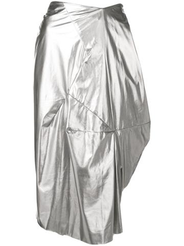 Jil Sander Vintage Asymmetric Metallic Skirt